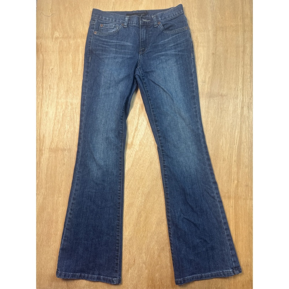 Calvin Klein Low Rise Jeans Womens Blue Size 2 Y2K Bootcut Denim Medium Wash